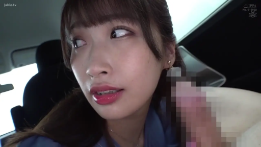 Sitting Posture · oral sex · Mosaic · Hazy · 面部特写 · 阴茎 · 车内 · 蓝色衬衫