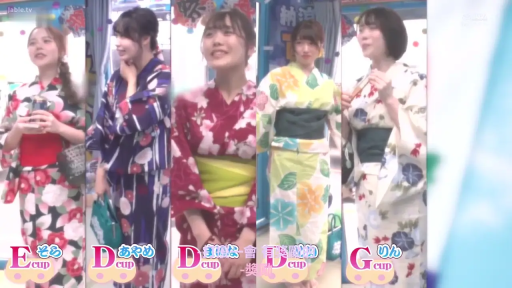 室内 · 站立 · 展示 · 微笑 · ハンドバッグ · 浴衣 · 胸围标注