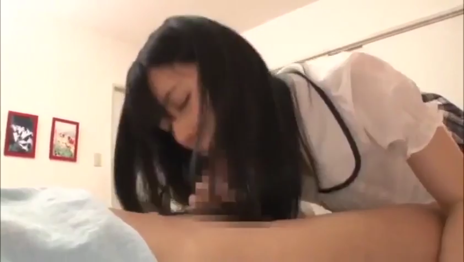 俯身 · 专注 · 卧室 · 口交 · 马赛克 · 面部特写 · JK制服