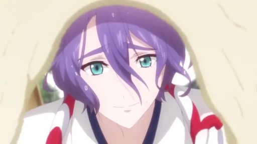 室内 · 面部 · 羞涩 · 仰卧 · 对视 · 和服 · 被子 · 动漫