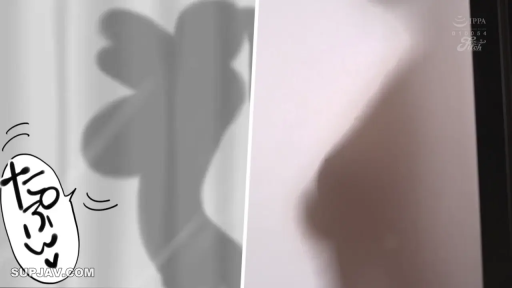 室内 · 展示 · 横向き · シルエット · 屏风 · 漫画文字