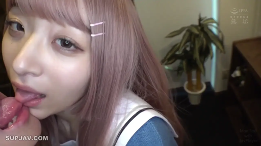 Indoor · Bend over · 专注 · Close-up of the face · First-person perspective · Sailor suit · 发夹 · 舔舌