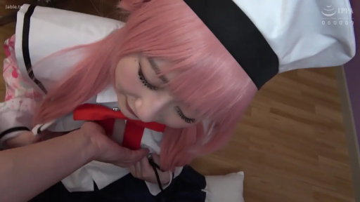 Indoor · Sitting Posture · 胸部 · School uniform · Sweet · Lift up the top · Top-down view