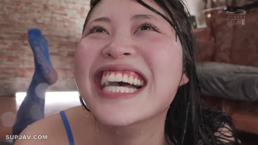 室内 · 面部 · 湿身 · 仰头 · 张嘴 · 蓝色内衣 · 狂喜 · 蓝色丝袜