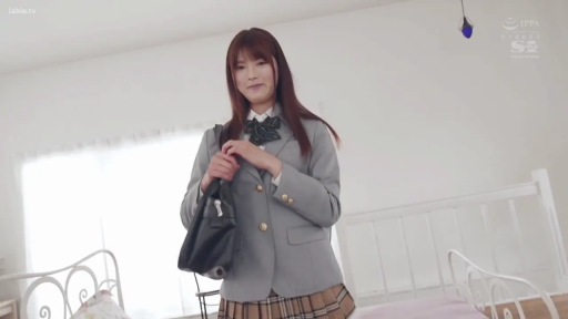 Whole body · Bedroom · Standing Posture · 书包 · 自然 · Low-angle shot · 西装校服 · 整理着装