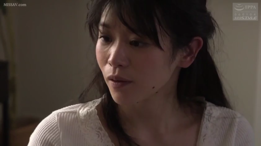 Indoor · Sitting Posture · Melancholy · Close-up of the face · White lace top · Stare · Mature woman