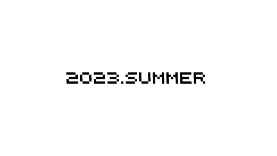 白色背景 · 像素文字 · 2023夏季