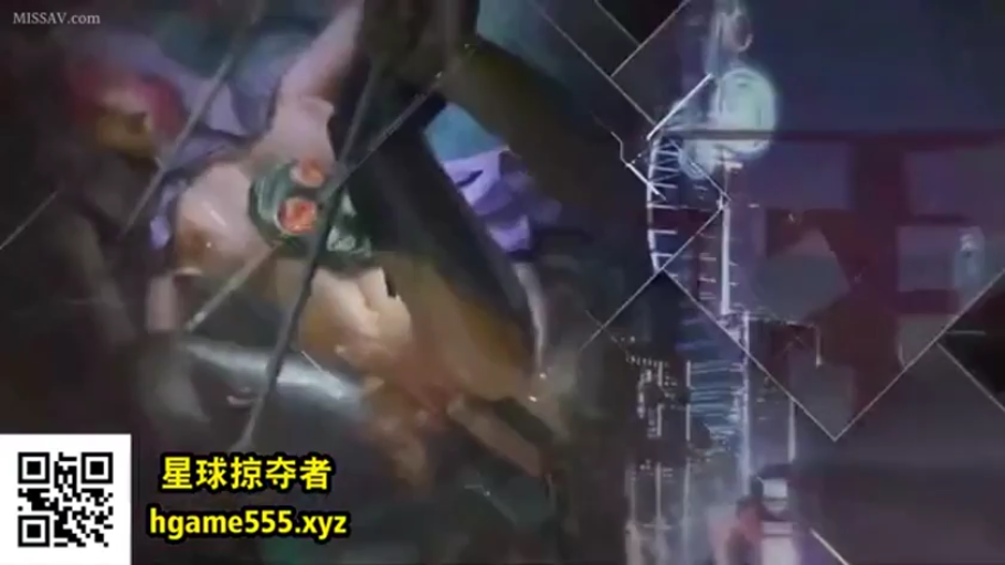 仰卧 · 半身 · 受缚 · 防毒面具 · 面具 · 3D动画 · 城市夜色