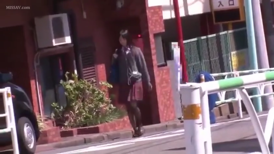 全景 · 行走 · JK制服 · 户外街道 · 走动