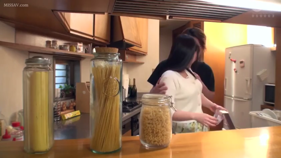 Floral dress · Standing Posture · Kitchen