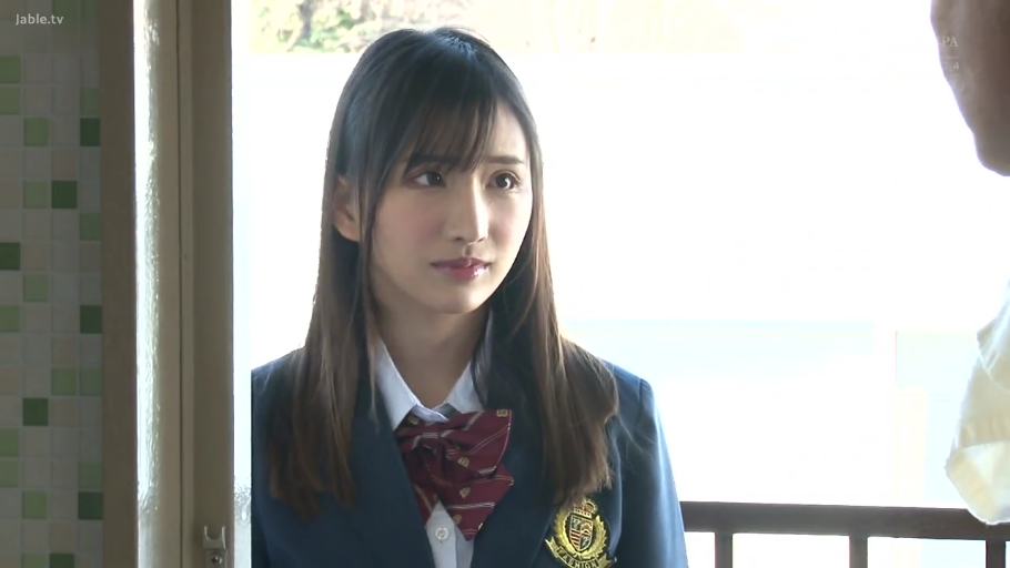 Indoor · Stand · Eye contact · 近景 · JK Uniform · 长发 · 微愁