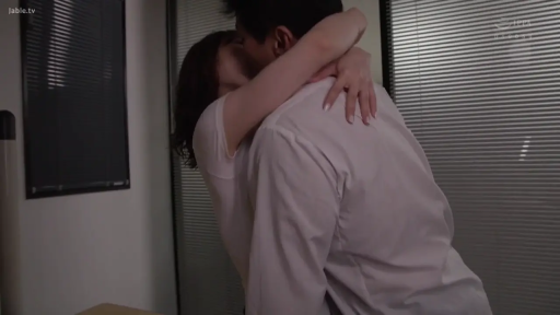 办公室 · 中景 · 陶醉 · 白衬衫 · 拥抱 · 接吻 · 百叶窗 · 职场恋情