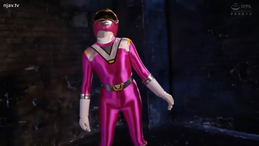 全身 · 站立 · 摆拍 · ヘルメット · 暗い室内 · Cosplay · 戦隊タイツ