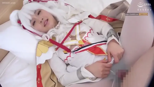 性交 · 私处特写 · 枕头 · 仰卧 · 打码 · 快感 · 卧室内 · Cosplay服