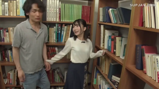 挽手 · 中景 · 微笑 · 书架 · 深色长裙 · プロット · 引っ張り合い · 図書館