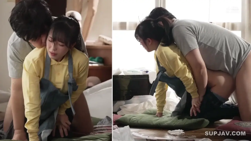 卧室 · 后入式 · 中景 · 坐垫 · 哭泣 · 围裙 · 强迫行为 · 剧情感