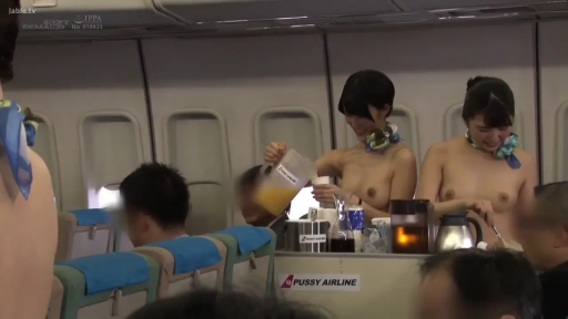 站立 · 中景 · 自然 · 飞机机舱 · 裸体丝巾 · 露点服务 · 餐车 · 空姐系列