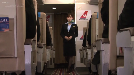 全身 · 站姿 · 多人 · 職業 · 背景板 · 空姐制服 · 飞机机舱 · 演示