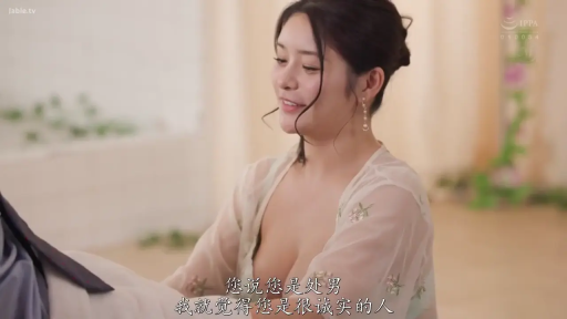 室內 · 跪坐 · 微笑 · 按摩 · 乳溝 · 半透明薄纱睡袍