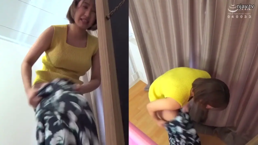 室内 · 弯腰 · 镜子 · 日本AV · 黄色背心 · 更衣 · 焦急