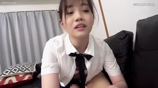 Indoor · Sitting Posture · School uniform · Mosaic · Sofa · Half-body · handjob · 张嘴