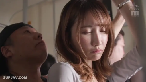 顔部のクローズアップ · 白衬衫 · 电车 · 站立紧贴