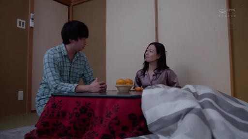 愉悅 · 聊天 · 睡衣 · 和式房间 · 对坐 · 兩人 · 被炉