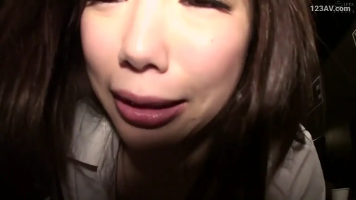 Indoor · Bend over · Close-up of the face · Smile · white shirt · Eye contact · POV