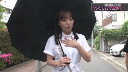 自然 · 白色衬衫 · いいえ · 谈话 · 户外街道 · 傘 · 街头采访 · 撑伞站立