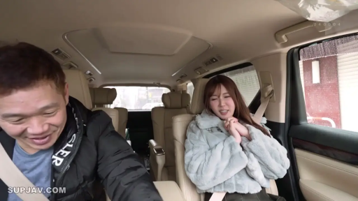 坐姿 · 交谈 · 中景 · 微笑 · 车内 · 安全带 · 冬装 · 车载