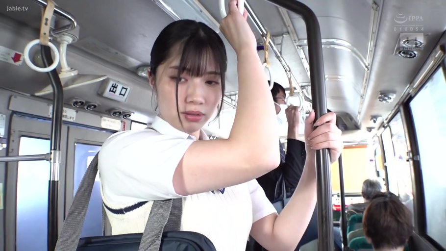 站立 · 手すり · 制服 · 上半身 · 乘车 · 惊恐 · 痴汉 · バス