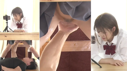 室内 · 仰卧开腿 · 陶醉 · 私处特写 · 舔阴 · 椅子 · 露点 · 白色胸罩与黑裙