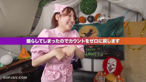 室内 · 中景 · 站姿 · 粉色护士服 · 大笑 · 揉捏胸部