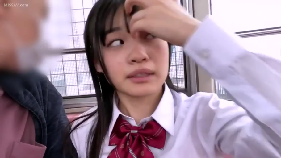 座り姿勢 · 顔部のクローズアップ · JK制服 · 痴汉 · 电车 · 整理头发 · 翻白眼