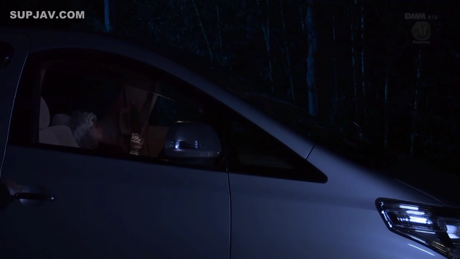 坐姿 · 车内 · 汽车 · 浅色上衣 · 中远景 · 夜晚 · 拉窗帘