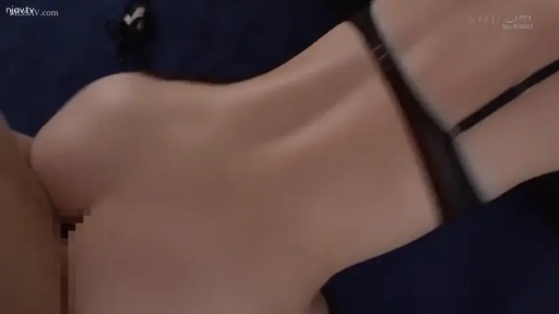 Indoor · sexual intercourse · Close-up of the buttocks · 趴跪姿 · Doggy style · Side face · 黑色内衣 · 猫耳发箍