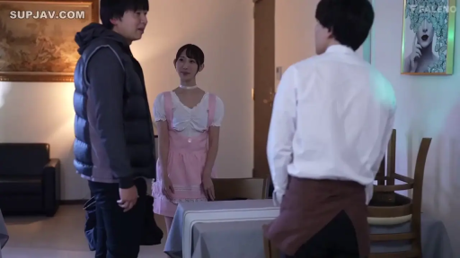 Conversation · Stand · Medium shot · Smile · 餐桌 · 餐厅 · Plot content · 女仆制服