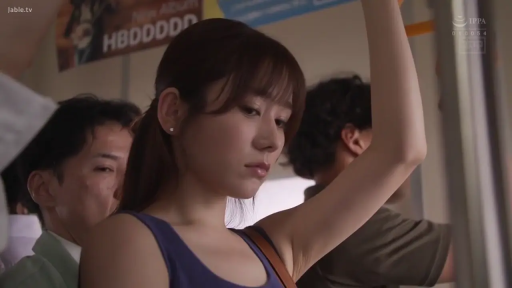 站立 · 乘车 · 痴汉 · 电车 · 无表情 · 腋下 · 紫色背心 · 吊环