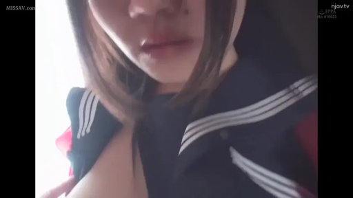 Indoor · Bend over · Close-up of the face · Sailor suit