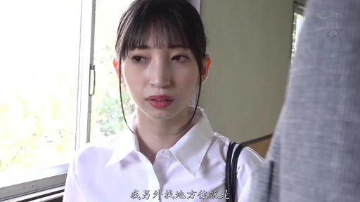 室内 · 站立 · 白衬衫 · 面部特写 · 中文字幕 · 注视 · 挎包 · 忧虑