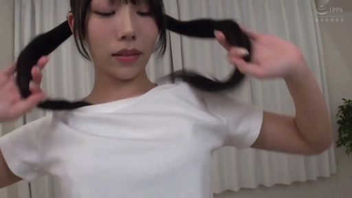 Indoor · Standing Posture · 平静 · Half-body · Twin tails · White T-shirt · 掀衣