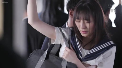 站立 · 猥亵 · 上半身 · 隐忍 · 水手服 · 痴汉 · 电车 · 书包