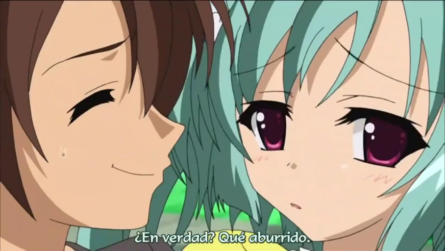 会話 · 顔部のクローズアップ · 恥ずかしがり屋 · 屋外 · 休闲服 · 対面 · 动漫