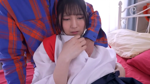 中景 · 枕头 · 仰卧 · 床上 · 害羞 · 被抚摸 · 痴汉剧情 · 巫女服