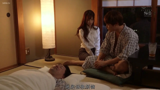 严肃 · 跪坐 · 和室 · 对话 · 远景 · 榻榻米 · 和服 · 剧情向