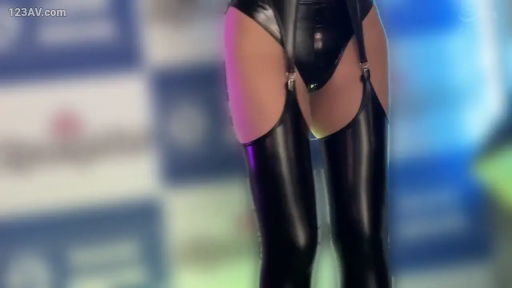 室內 · 站立 · 展示 · 下半身 · 黑色胶衣