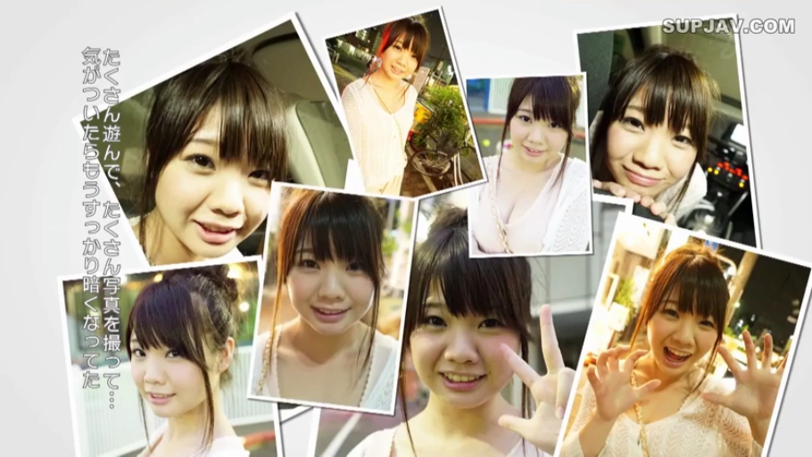 Close-up of the face · 白色针织衫 · 户外与车内