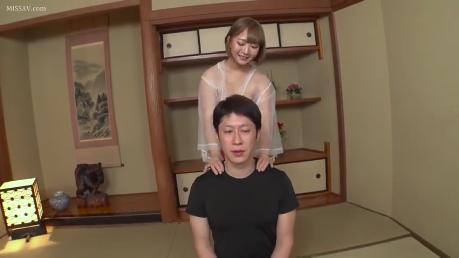 和室 · 中景 · 微笑 · 按摩 · 挂画 · 背后 · 透明薄纱