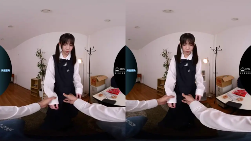 卧室 · 神情严肃 · 深蓝色背心裙 · 女优上半身