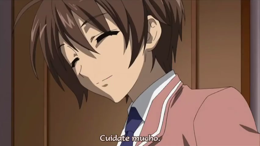 Indoor · School uniform · 面部特写 · 侧头